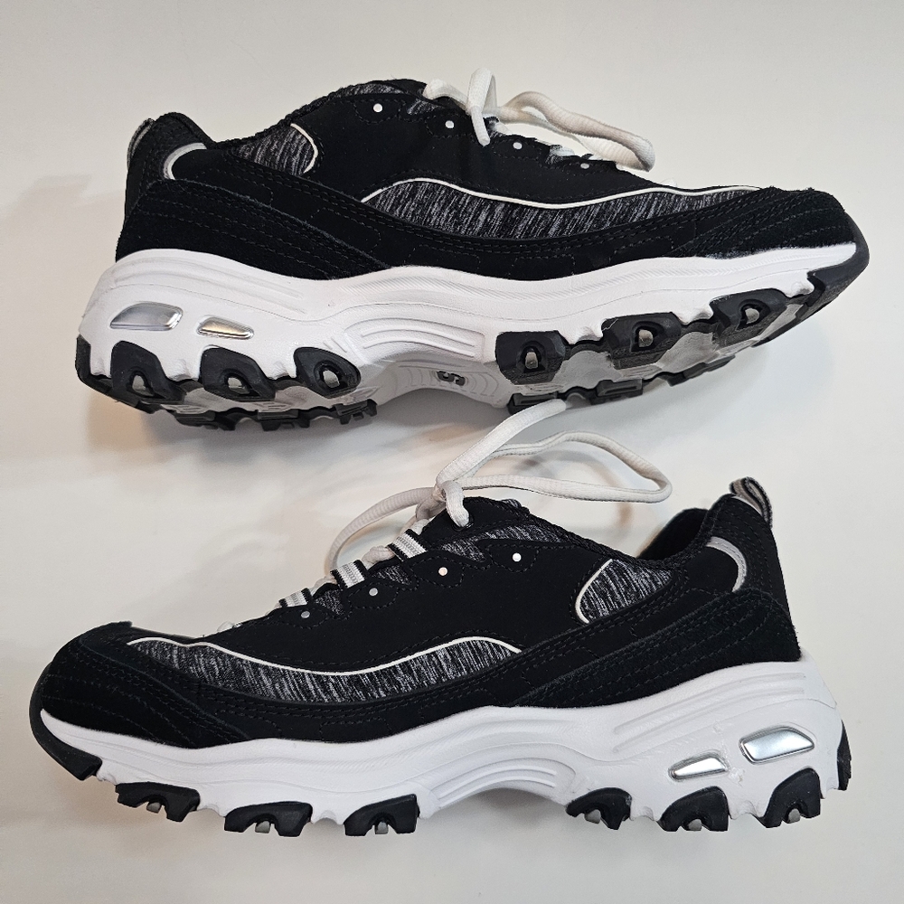 Skechers D'Lites Me Time Memory Sneakers W7 - Picture 3 of 9